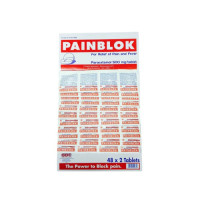 PAINBLOK TAB 48X2'S DISPLAY CARD