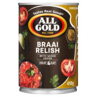 ALL GOLD BRAAI RELISH 12X410G