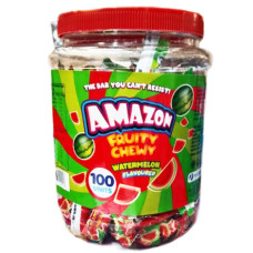 AMAZON FRUITY BAR JAR 12X100'S W/MELON