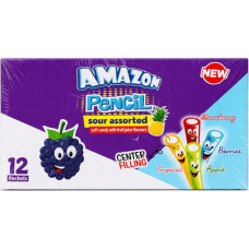 AMAZON PENCIL 12X80G ASSORTED SOUR
