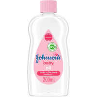 JOHNSONS BABY OIL 6X200ML