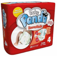 NAPPIES B/PANDA 4X25'S ESS LARGE