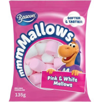 BEACON M/MALLOW 36X135G PINK/WHITE