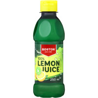 BOSTON LEMON JUICE 12X250ML