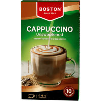 BOSTON CAPPUCCINO 12X10X18G UNSWEET STIK