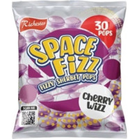 RICH SPACE FIZZ POPS 24X30CT CHERRY WIZZ