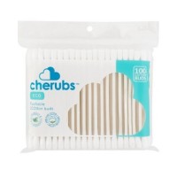 CHERUBS 24X100'S EARBUDS ECO (green)