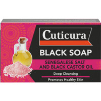 CUTICURA 6X100G BLK GOLD CASTOR OIL