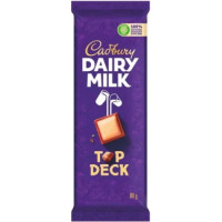CADBURY SLABS 12X80G TOP DECK