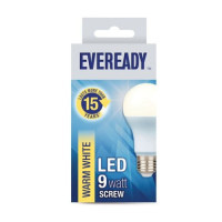 EVEREADY LED A60 9W ES 6X5'S