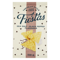 FIESTA 18X150G BLK PEPPER & SEA SALT