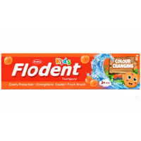 FLODENT T/P KIDS 6X50ML PEACH-AQUA/PINK