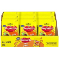 MAYNARDS FRUIT JELLY JUBES 24X60G