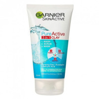 GARNIER PURE ACTIVE 6X150ML 3IN1 CLAY