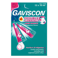 GAVISCON LIQUID SACHETS 12X24X10ML
