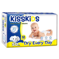 KISSKIDS DIAPERS 4X50'S MEDIUM
