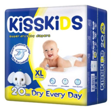 KISSKIDS DIAPERS 5X20'S X-LARGE