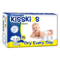 KISSKIDS DIAPERS 4X50'S XL