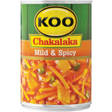 KOO CHAKALAKA 12X410G MILD & SPICY