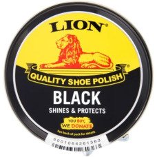 LION SHOE POLISH 6X100ML BLACK