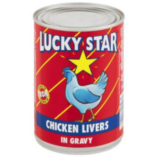 LUCKYSTAR CHICKEN LIVER IN GRAVY 12X425G