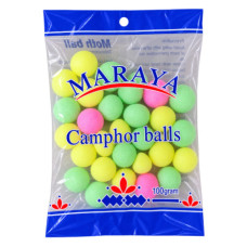 MOTH BALLS 100G COLOURFULL ASSTD MARAYA