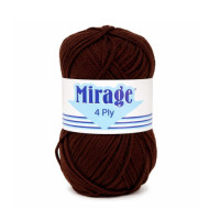 MIRAGE WOOL 20X25G BROWN