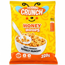 MORNING CRUNCH 12X320G HONEY HOOPS
