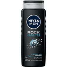 NIVEA S/GEL 6X500ML SHRINK MEN RCK SALT