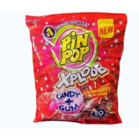 PIN POP 20X50 XPLODE/GUM STRAW MOUTH