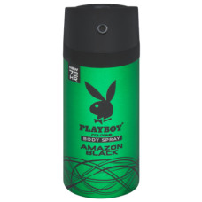 PLAYBOY DEO 6X150ML SHRINK AMAZON BLCK