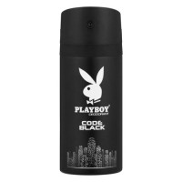 PLAYBOY DEO 6X150ML SHRINK CODE BLACK