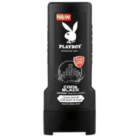 PLAYBOY SHOWER GEL 6X400ML SHRINK C/BLCK