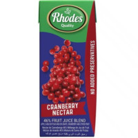 RHODES JUICE NECTAR 4X6X200ML CRANBERRY
