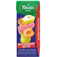 RHODES JUICE NECTAR 4X6X200ML MEDITERRAN