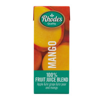 RHODES JUICE 100% 4X6X200ML MANGO