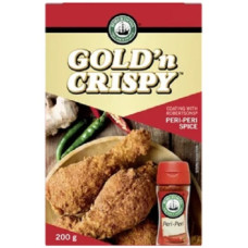 GOLD & CRISPY 10X200G PERI PERI R/SONS