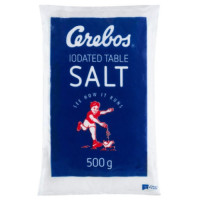 SALT CEREBOS 40X500G TABLE