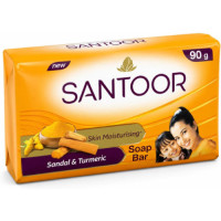 SANTOOR SOAP 6X90G SANDAL&TUMERIC