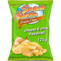 SNACK HAVEN 18X125G CHEESE & ONION