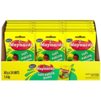 MAYNARDS 24X60G SOFT EATING GUMS