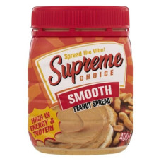 SUPREME 6X400G PEANUT SPREAD SMOOTH