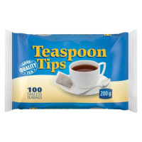 TEASPOON TIPS POUCH 6X6X100'S