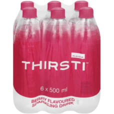 THIRSTI SPARKLING 6X500ML BERRY