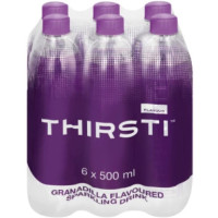 THIRSTI SPARKLING 6X500ML GRANADILLA