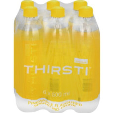 THIRSTI SPARKLING 6X500ML PINEAPPLE