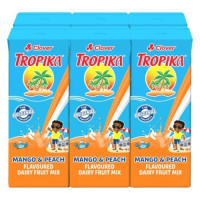 TROPIKA EAZY 4X6X200ML MAN/PEACH