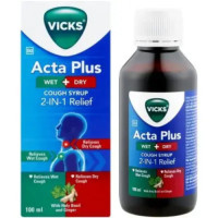VICKS ACTA PLUS 6X100ML WET & DRY