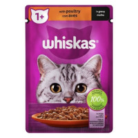 WHISKAS POUCH 12X85G POULTRY SINGLE