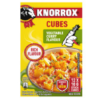 KNORROX CUBES 4X20X120G VEG CURRY